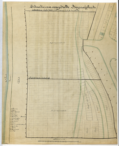 215048 Situatie van een gedeelte van de Eerste Algemene Begraafplaats Soestbergen (Gansstraat) te Utrecht.